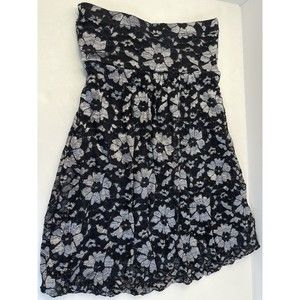 ING Floral Strapless Top style NH405 Size Small